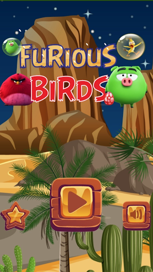 Furious Birds : Hero Saga Screenshot 1
