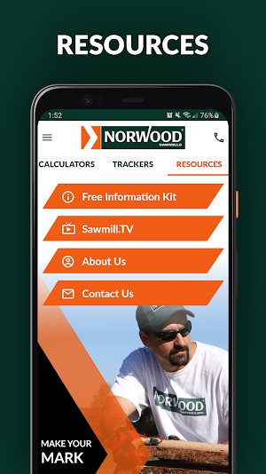 Norwood Sawmills Calculator Screenshot 2