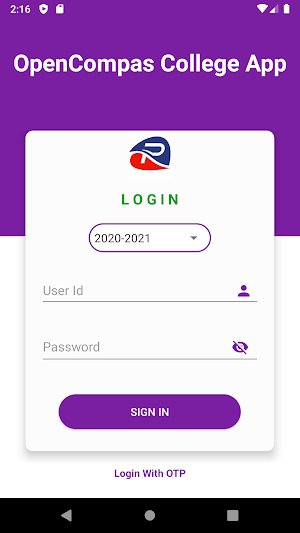 Opencompas College App (Demo) Screenshot 0