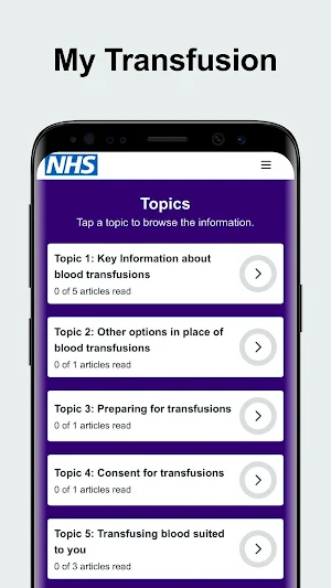 My Transfusion Screenshot 2