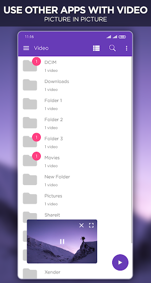 Mp4 HD Player - Music Player & Media Player Screenshot 2