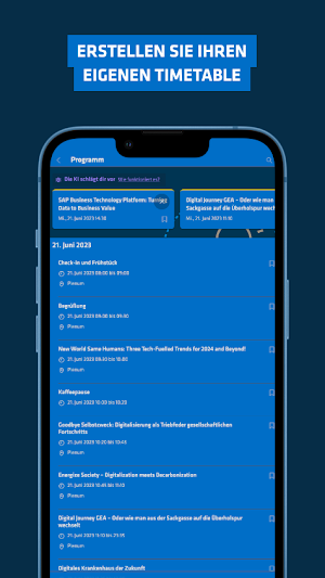 adesso Event App Screenshot 1