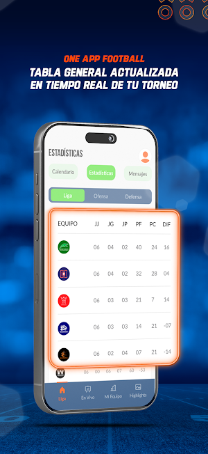 One App Football Screenshot 1