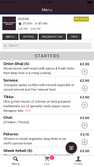 Spice Garden Benson Screenshot 0