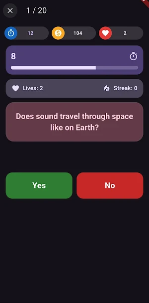 Yes or No: Hard Mode Screenshot 1