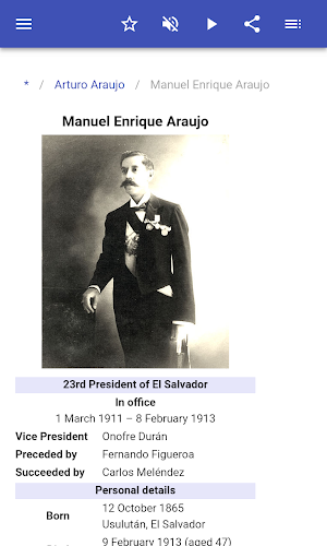 The presidents of El Salvador Screenshot 2