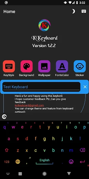 K keyboard - Myanmar Screenshot 0