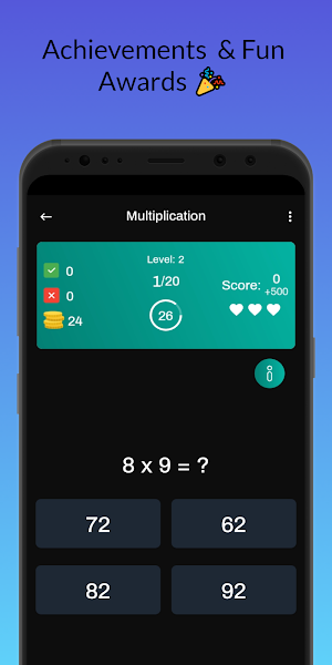 Mental Math Trainer Screenshot 1