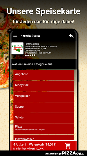 Pizzeria Sicilia Duisburg Screenshot 3