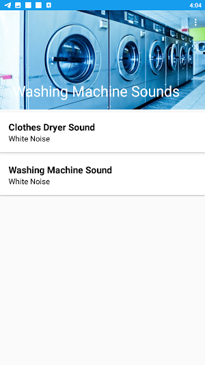 Washing Machine Sounds Screenshot 1