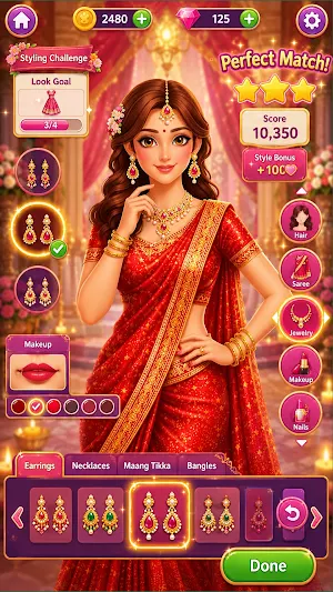 Indian Wedding Dress up Game Screenshot 0