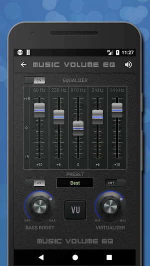 Music Volume EQ - Equalizer Bass Booster Amplifier Screenshot 1