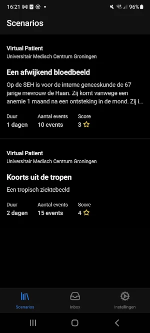 Virtual Patient Screenshot 0