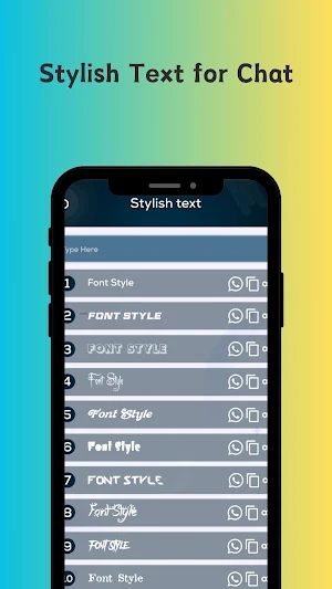 Stylish Texts & Fonts for Chat Screenshot 3