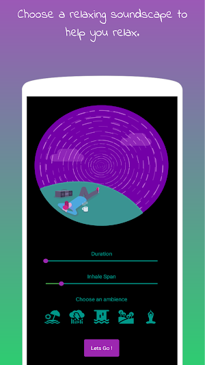 Breathe - Breath trainer and r Screenshot 1