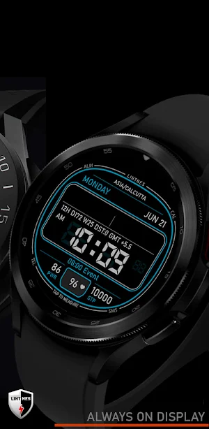 Classic Dark Watch Face 006 Screenshot 2