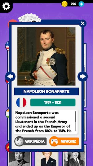 Famous Leaders Quiz Game: World History Trivia App Screenshot 1