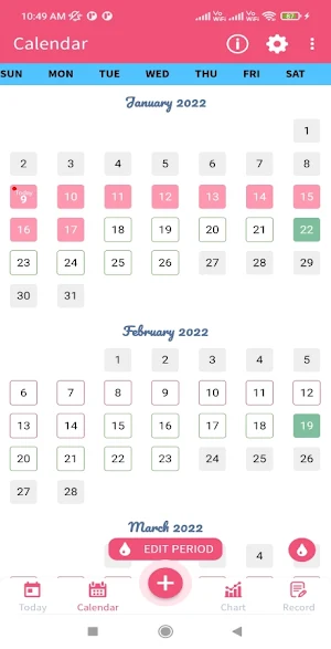 Ovulation & Period Tracker Screenshot 3