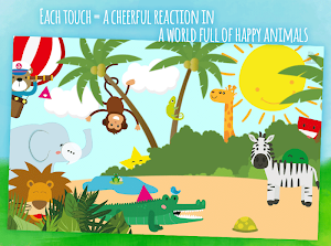Animals first words, game for toddlers from 1 year Screenshot 0