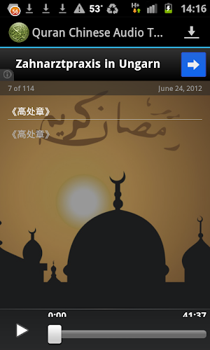 Quran Chinese Translation MP3 Screenshot 1