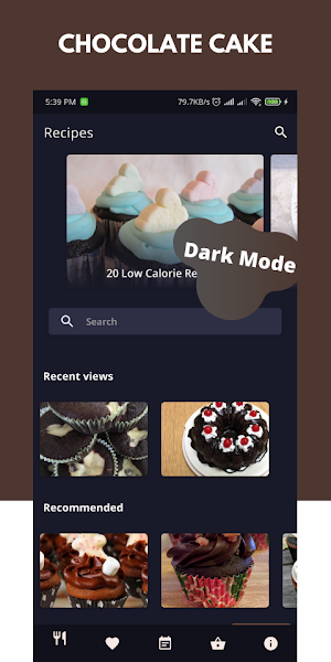 Chocolate Cake: Easy Chocolate Cake Recipe Offline Screenshot 1