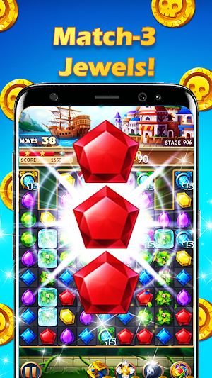 Jewels Crush : Match 3 Mania Screenshot 0