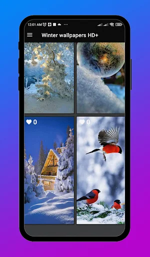 Winter wallpapers HD+ Screenshot 0