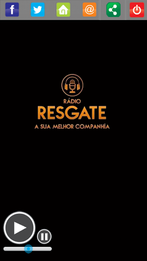 Web Radio Resgate Online Screenshot 1