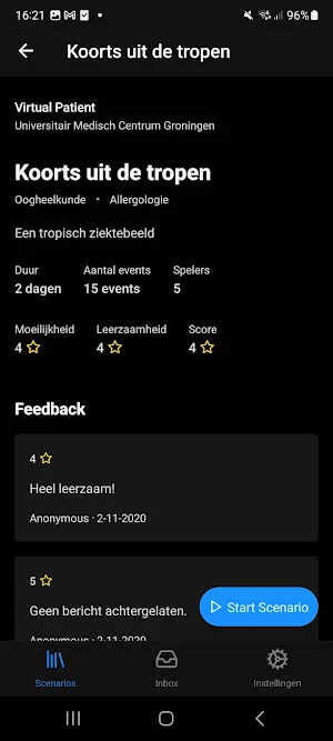 Virtual Patient Screenshot 1