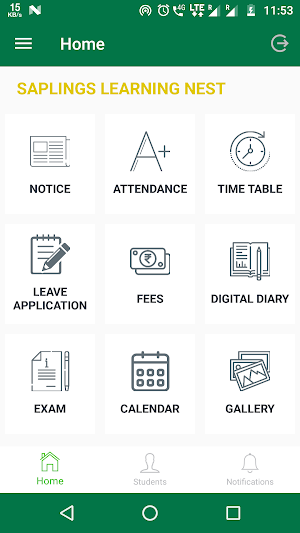 Saplings Parent App Screenshot 1