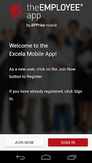 Excela Mobile App Screenshot 0