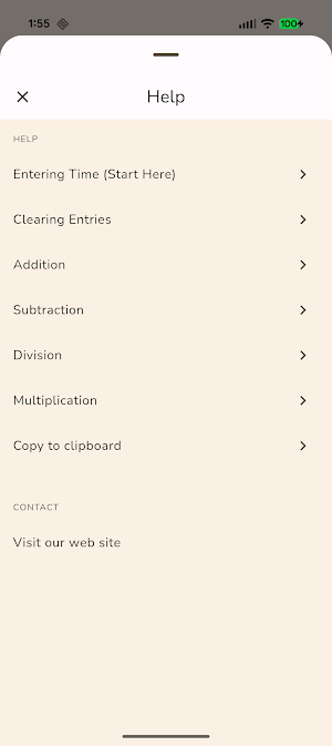 Time Calculator for Pilots Screenshot 2