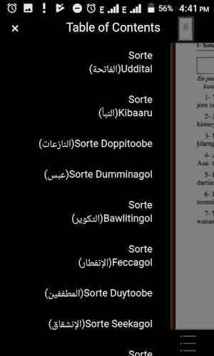 Fassarar Qur'ani da Fulatanci (Fulfulde) Screenshot 1