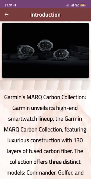 garmin marq carbon guide Screenshot 0
