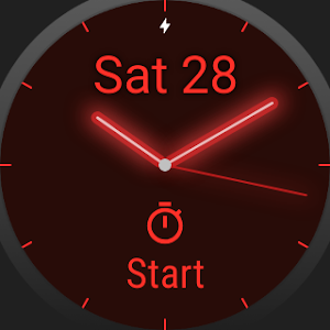 Glow Hands & Timer Watch Face Screenshot 3