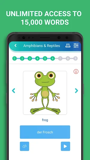 Learn German Vocabulary Online Screenshot 0