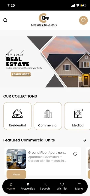 Caregenic Real Estate Screenshot 0
