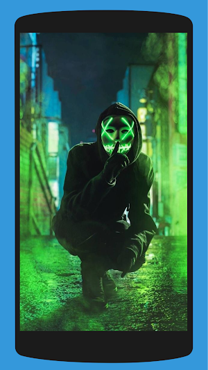 LED Purge Mask Wallpaper 4K Screenshot 3