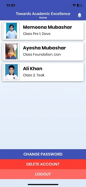 Bloomfield Hall School App Screenshot 1