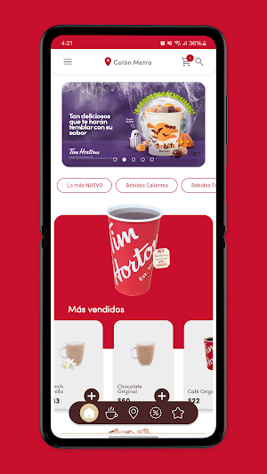 Tim Hortons MX Screenshot 1