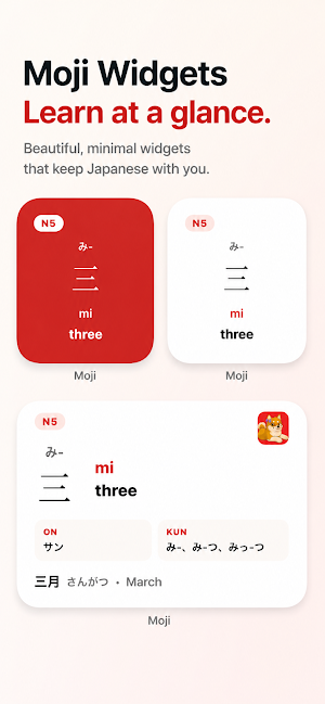 Moji - Learn Japanese & Kanji Screenshot 3