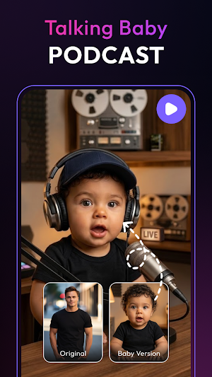 AI Baby Podcast: AI Baby Dance Screenshot 1