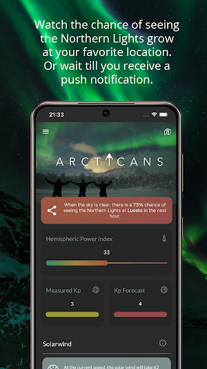 Arcticans Aurora Forecast Screenshot 0