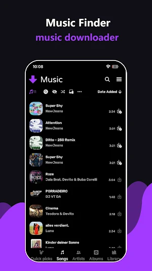 MP3 Music Download Screenshot 2