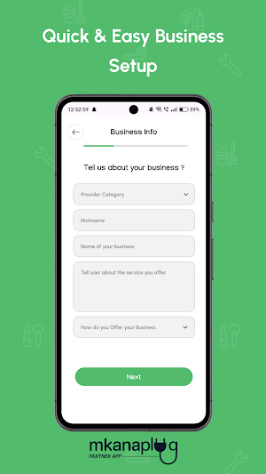 Mkanaplug Partner Screenshot 0