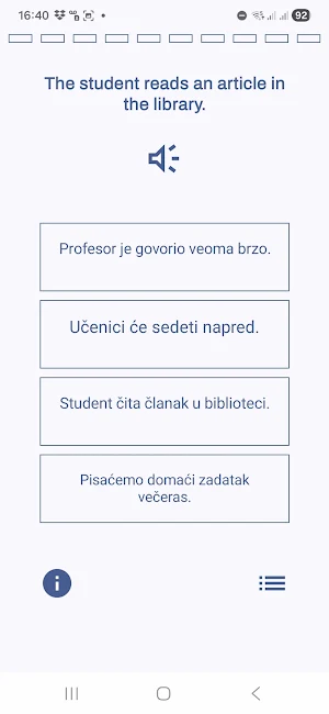 Sententia Language Input Screenshot 0