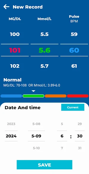 Smart Blood Sugar Log Monitor Screenshot 0
