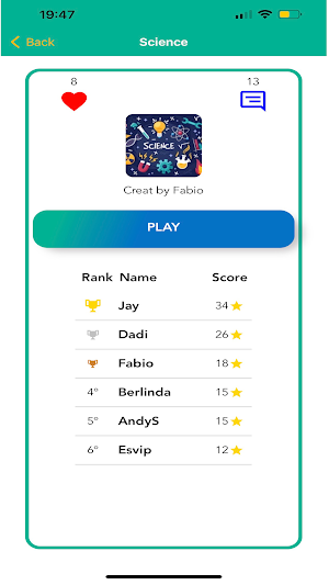 myQuiz Screenshot 2