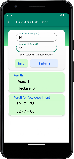 Farm Assist Calculator Screenshot 1