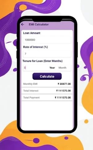 LoanShort: EMI Loan Calculator Screenshot 1